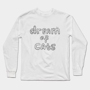 dream of cats_line Long Sleeve T-Shirt